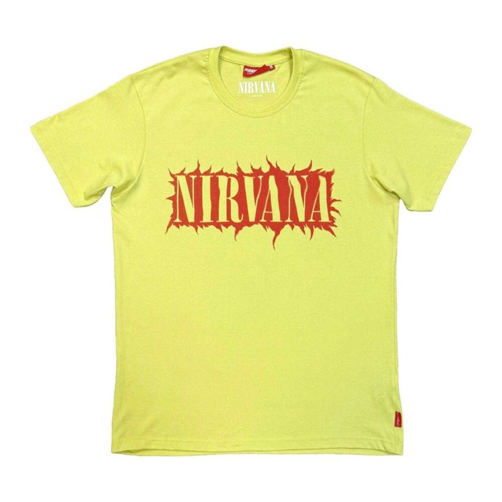 Nirvana Unisex Adult Unplugged In Utero Angel T-Shirt / Green